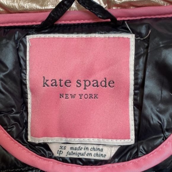 Kate Spade Packable Puffer Jacket in Glittering Rose Size XS NWT - Picture 13 of 16